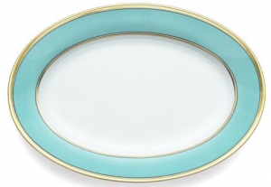 Ginori Contessa Indaco Oval Platter - 13.5"